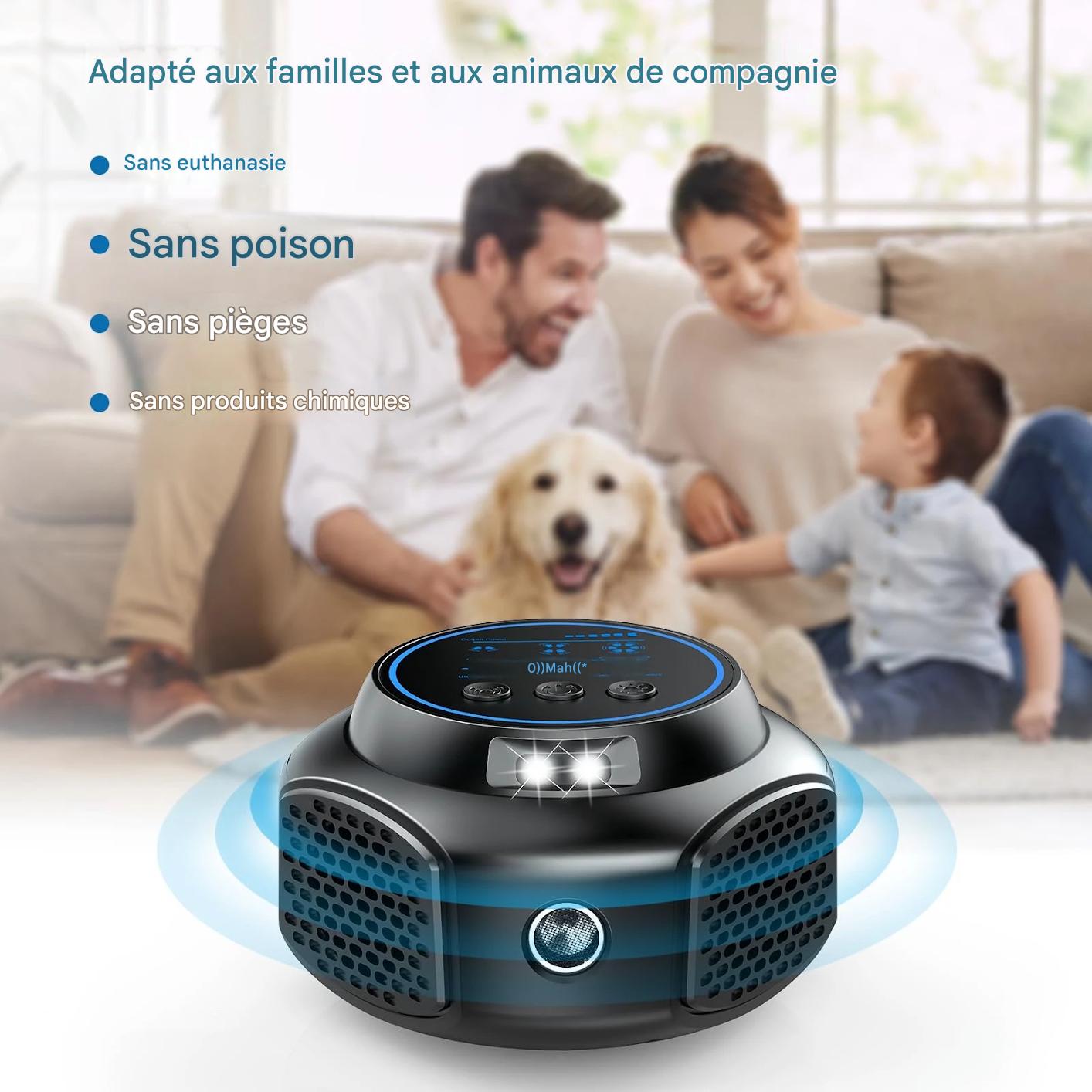 Répulsif ultrasonique rongeurs sans produit chimique 300m² – Image 4
