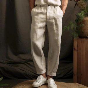 Pantalon en lin homme, confort et légèreté estivale