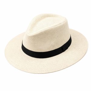 Chapeau de Paille Été Ajustable Protection UV