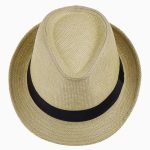 Chapeau de paille été ajustable protection UV