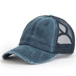 Casquette Trucker Délavée Rétro – Taille Ajustable Confort