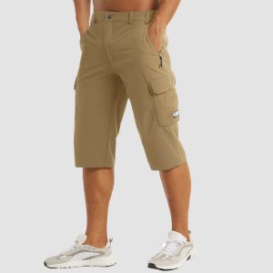 Short cargo homme respirant léger pour l'été
