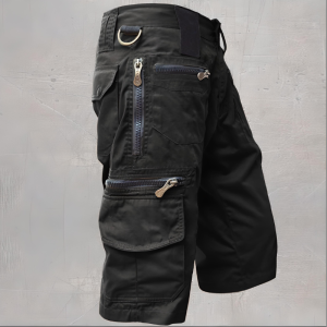 Short cargo homme résistant multi-poches urbain