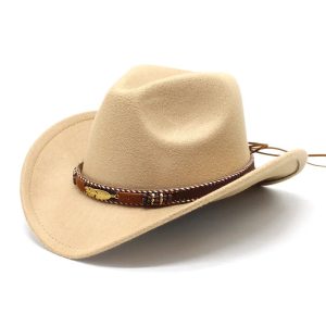 Chapeau Western Style Large Bord Ajustable