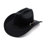 Chapeau Western Feutre Laine Style Aventure Homme Femme