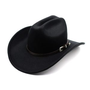 Chapeau Western Feutre Laine Style Aventure Homme Femme