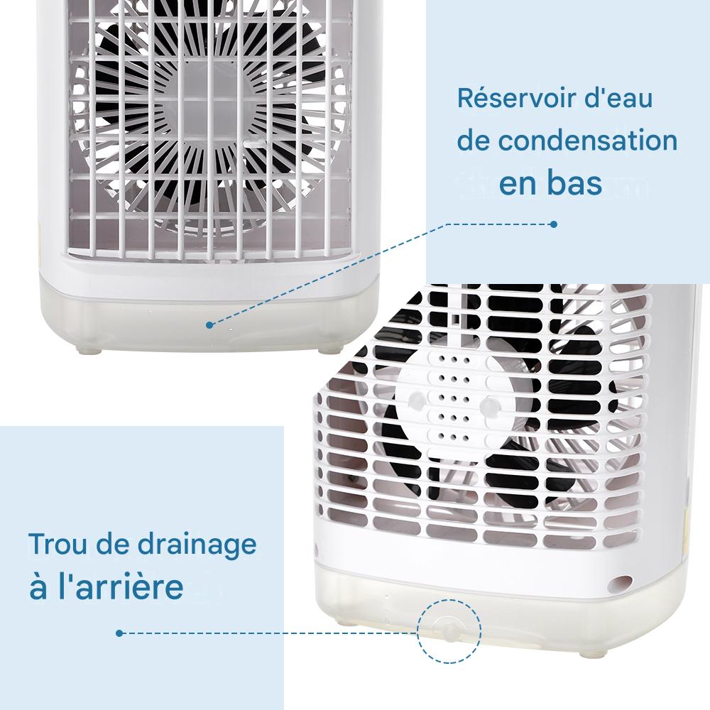 Mini Climatiseur Portable USB 3-en-1 | Silencieux Économe – Image 4