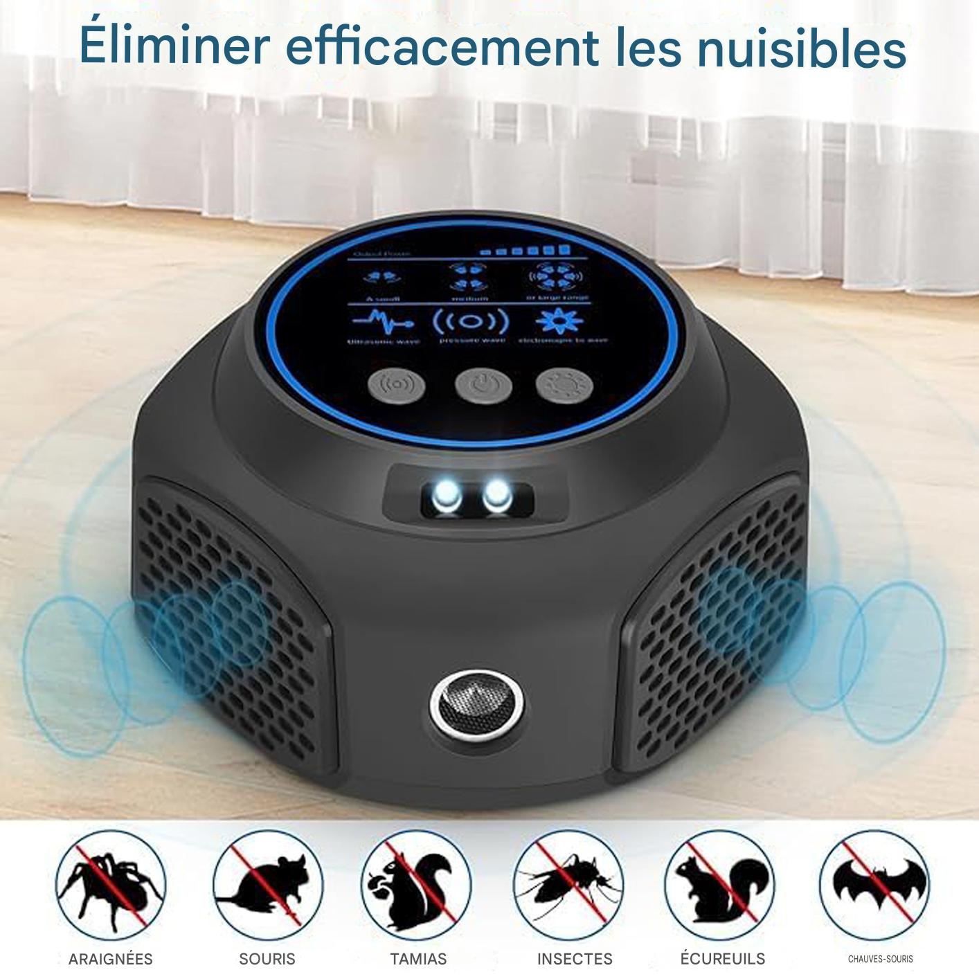 Répulsif ultrasonique rongeurs sans produit chimique 300m² – Image 7