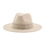 Chapeau Fedora Coton Mixte Ajustable pour Voyage