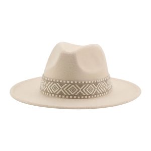 Chapeau Fedora Coton Mixte Ajustable pour Voyage