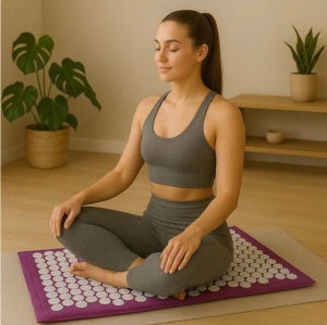 Ensemble Tapis Acupression Sensi Massage Coussin Dos Relaxation