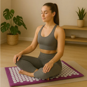 Ensemble Tapis Acupression Sensi Massage Coussin Dos Relaxation