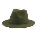 Fedora Laine Coton Unisexe Tour de Tête Ajustable