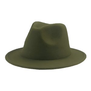 Fedora Laine Coton Unisexe Tour de Tête Ajustable