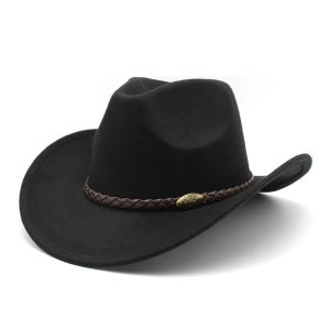 Chapeau Western Aventure Unisexe Large Bord Ajustable