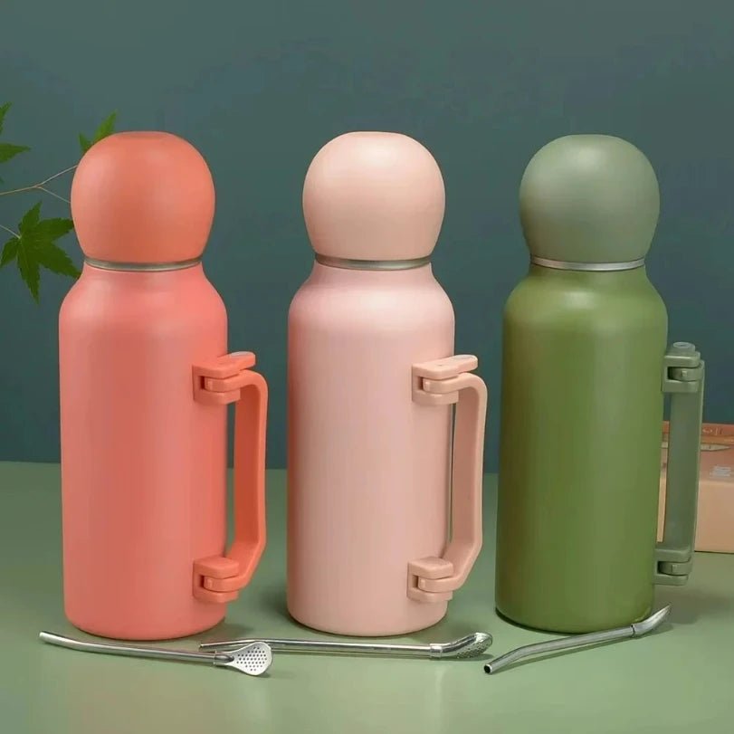 Mug isotherme 1.2L – Grande capacité pour extérieur et randonnée – Image 9