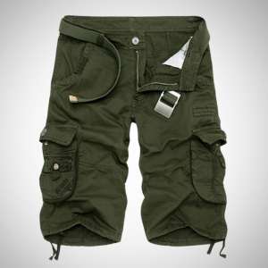 Short cargo homme été décontracté poches multiples
