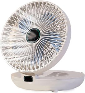 Ventilateur sans fil compact pour bureau et voyage