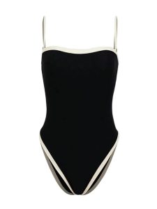 Maillot de bain noir femme maintien plage piscine