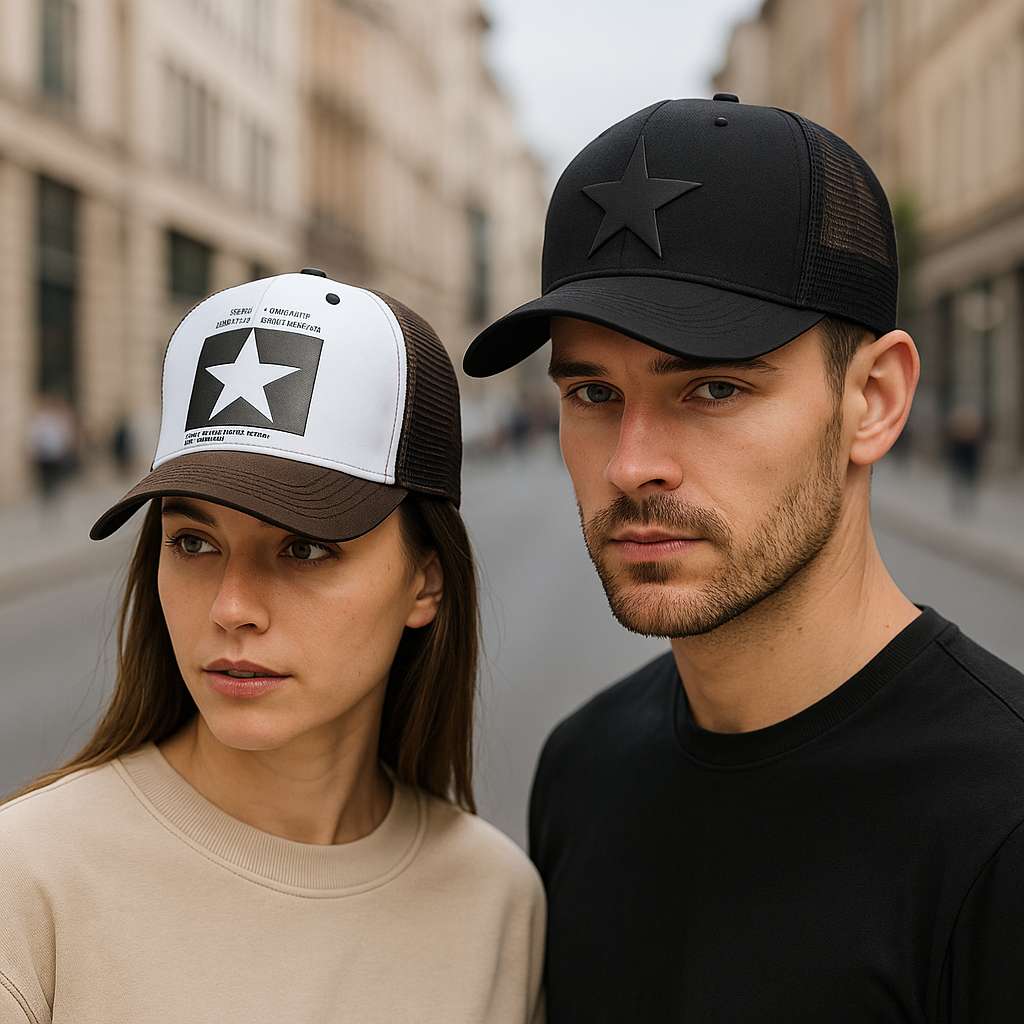 Casquette Visière Maille Étoile – Réglable Confort Urbain – Image 8