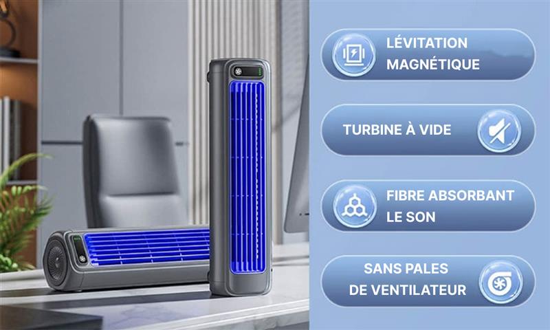 Climatiseur Mobile Sans Évacuation Silencieux Refroidissement Efficace – Image 10