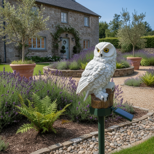Éclairage Solaire Hibou | Lumière LED Décorative Extérieur