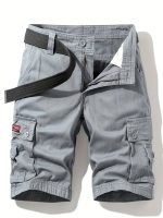 Bermuda homme coton multipoches ajustable été