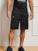 Short Cargo Homme Ceinture Souple Poches Multiples Loisirs Estivaux