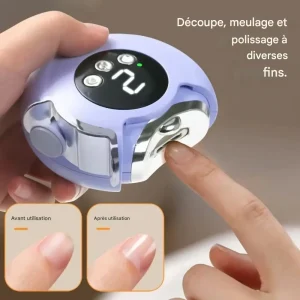 Lime à Ongles Électrique Multifonction Portable Design Rechargeable