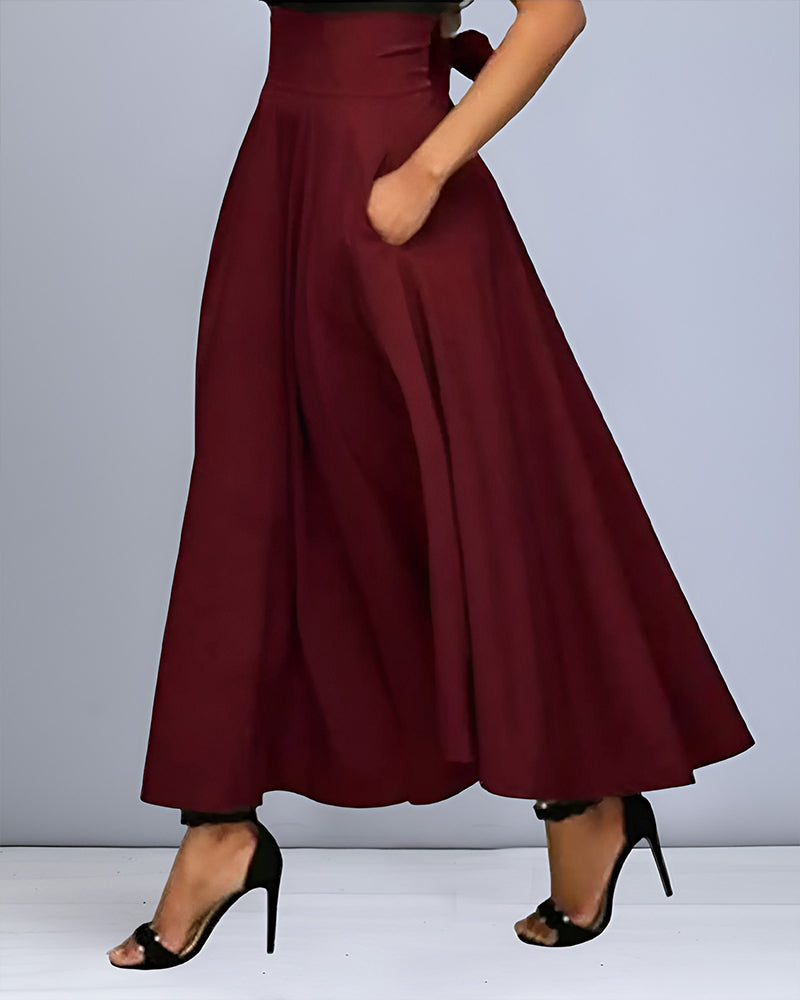 Jupe longue fluide femme | Confort chic toutes saisons – Image 4