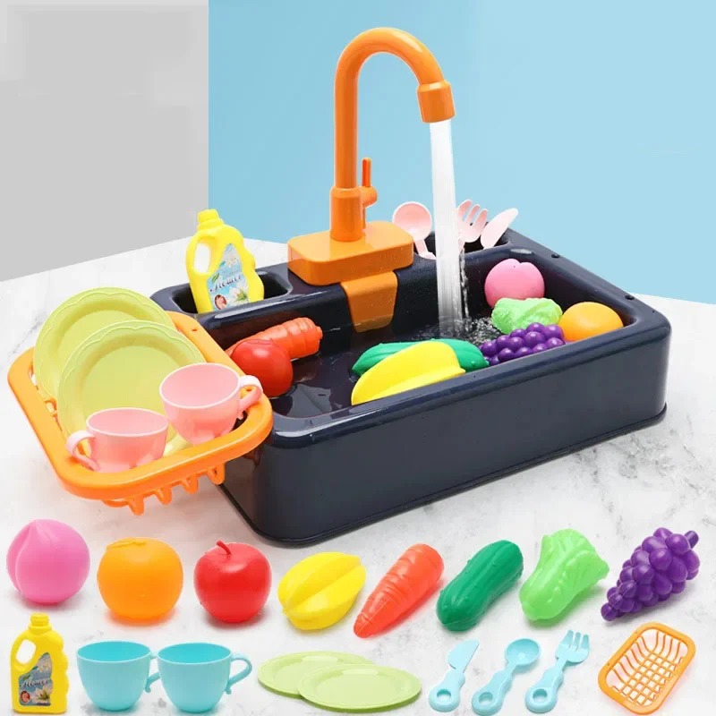 Kit Jouet Cuisine Enfant Robinet Eau Fonctionnel – Image 5