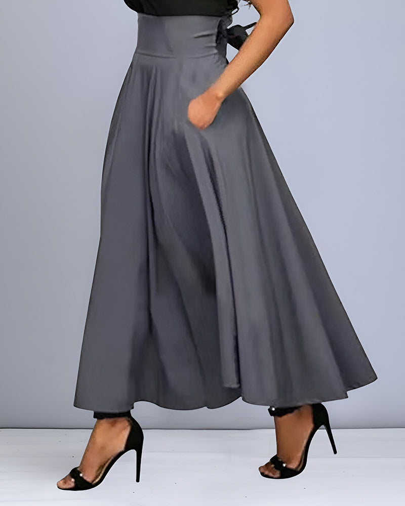 Jupe longue fluide femme | Confort chic toutes saisons – Image 3