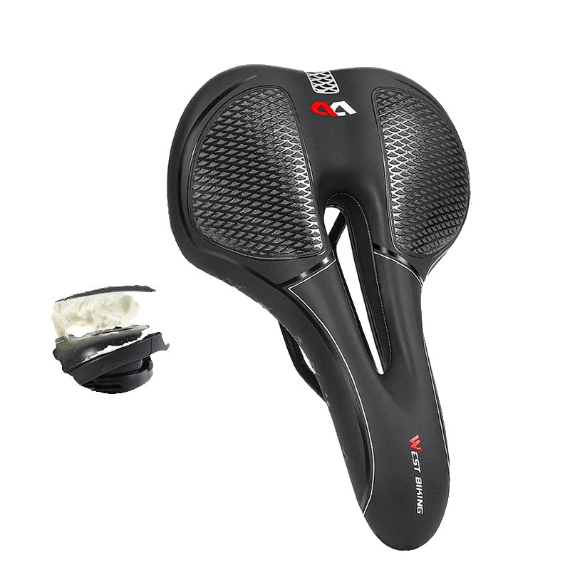 Selle Vélo VTT Route Amortie Respirante Ergonomique – Image 6