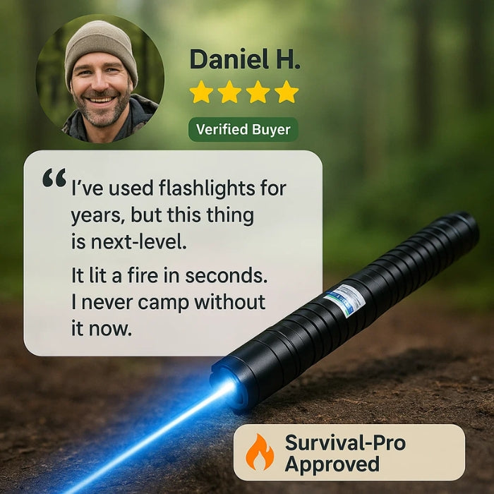 Lampe de Survie Laser Étanche Allume-Feu Camping – Image 4