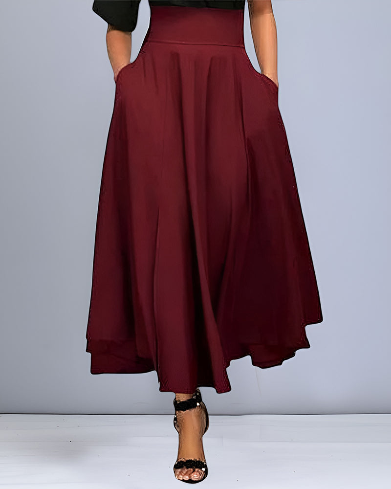 Jupe longue fluide femme | Confort chic toutes saisons – Image 6