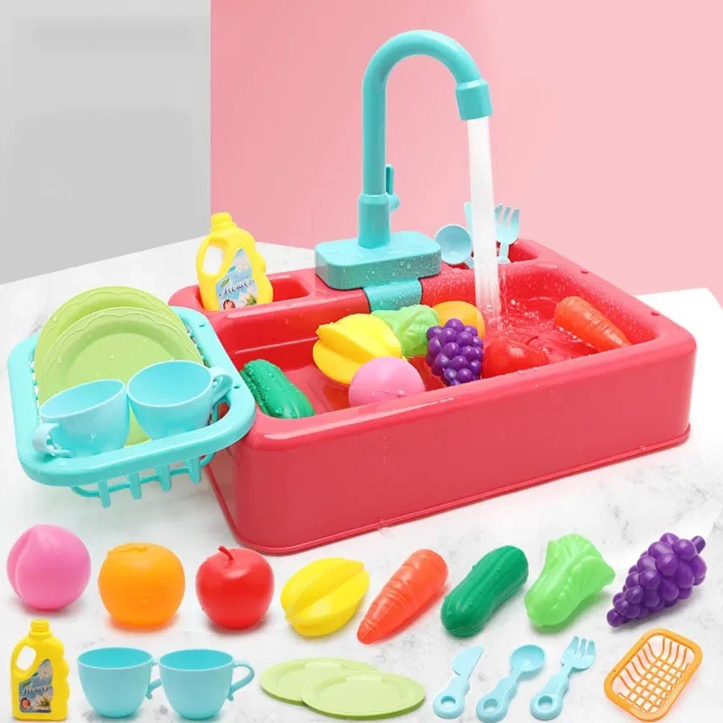 Kit Jouet Cuisine Enfant Robinet Eau Fonctionnel – Image 6