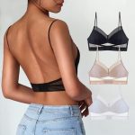 Lingerie Dos Nu Dentelle Confortable Femme Quotidien
