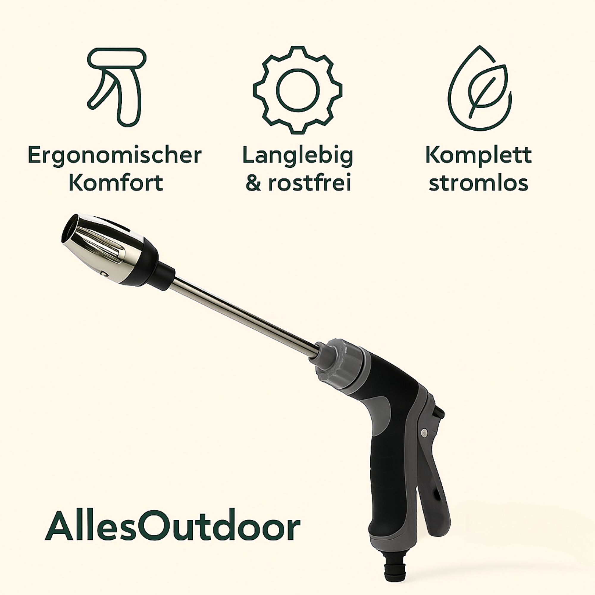 Lance de nettoyage haute pression jardin terrasse véhicule – Image 6