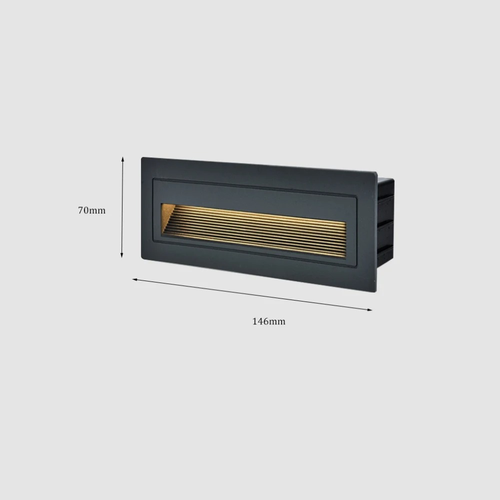 Luminaire extérieur encastrable aluminium étanche IP65 – Image 3