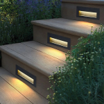 Luminaire extérieur encastrable aluminium étanche IP65