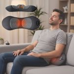 Masseur dos chauffant vibrant sciatique décompression lombaire