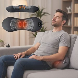 Masseur dos chauffant vibrant sciatique décompression lombaire