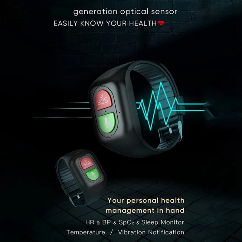 Montre Connectée GPS 4G Senior | Alerte SOS et Bien-être – Image 4