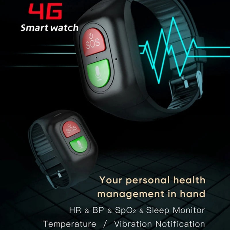 Montre Connectée GPS 4G Senior | Alerte SOS et Bien-être – Image 6