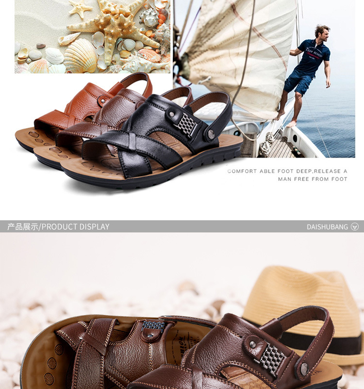 Nu-pieds femme cuir confort soutien plantaire été – Image 6