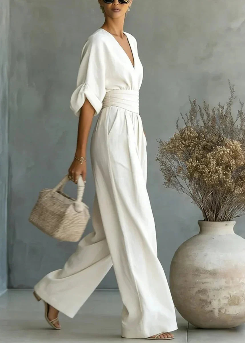Combinaison Pantalon Femme Chic Estivale Décontractée – Image 9