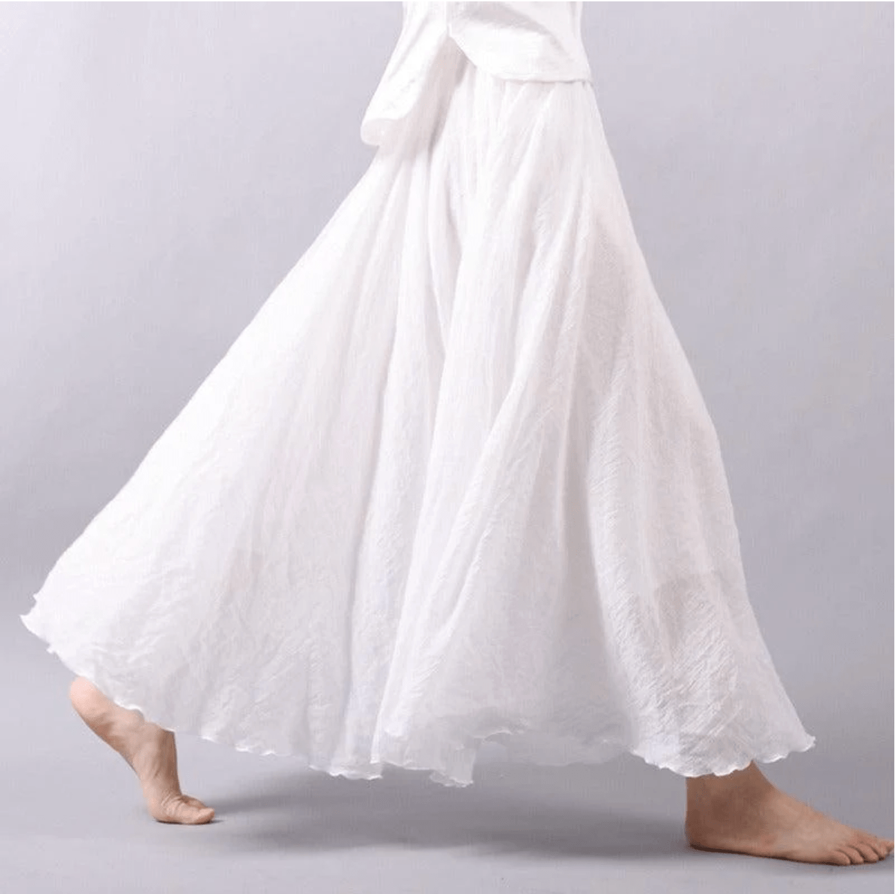 Jupe femme en lin ample et respirante – Style été