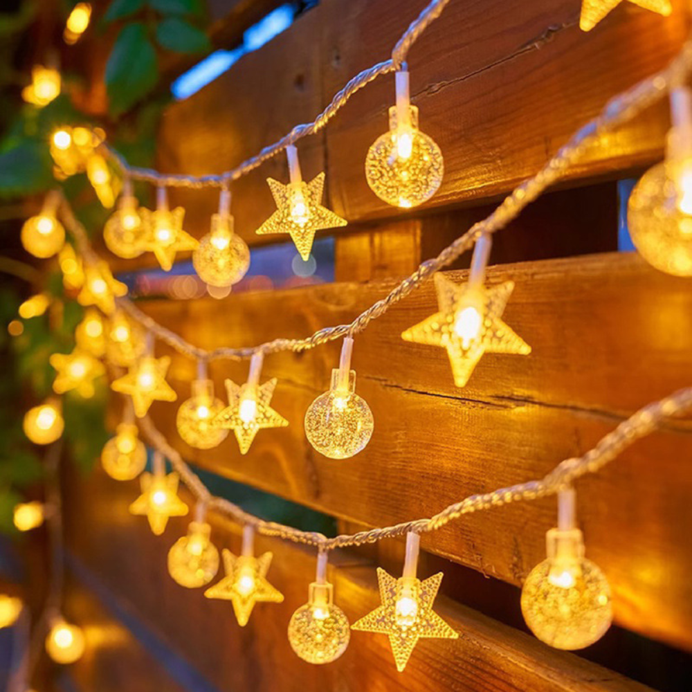 Décoration lumineuse solaire jardin 6m automatique – Image 4