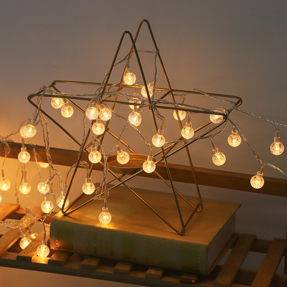 Décoration lumineuse solaire jardin 6m automatique – Image 6