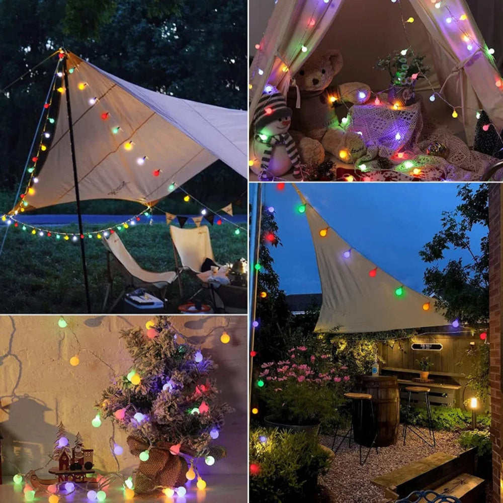 Décoration lumineuse solaire jardin 6m automatique – Image 12